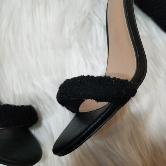 Call It Spring Black Chunky Heel Open Toe Sandals Adjustable Ankle Straps.8.5 - Picture 11 of 17